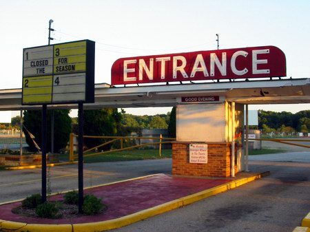 Getty 4 Drive-In Theatre - Lanes - Photo From Water Winter Wonderland